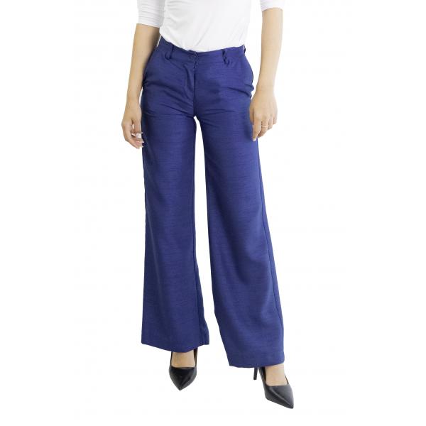 Pantalone palazzo taffetà Elly